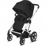 Коляска прогулочная CYBEX TALOS S LUX SLV deep black с дождевиком